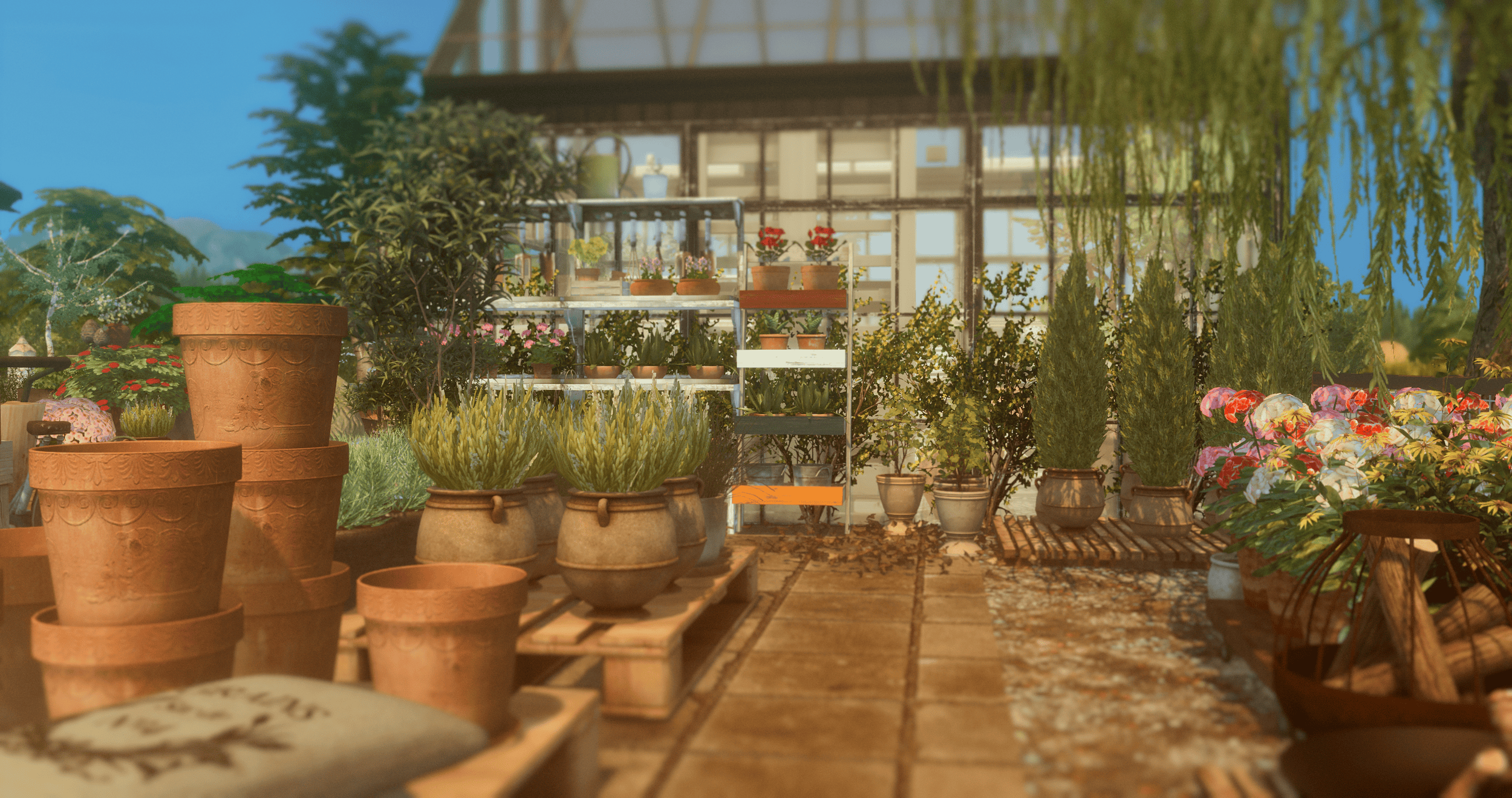 Valley Flowers - Garden center – Katesimblr Sims 4 building